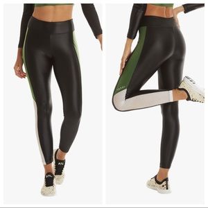 Koral Black and Green Leggings